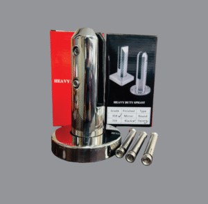 SS 304 ROUND GLASS SPIGOT